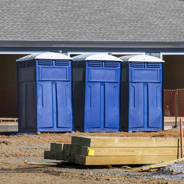 are there different sizes of portable restrooms available for rent in Buckfield